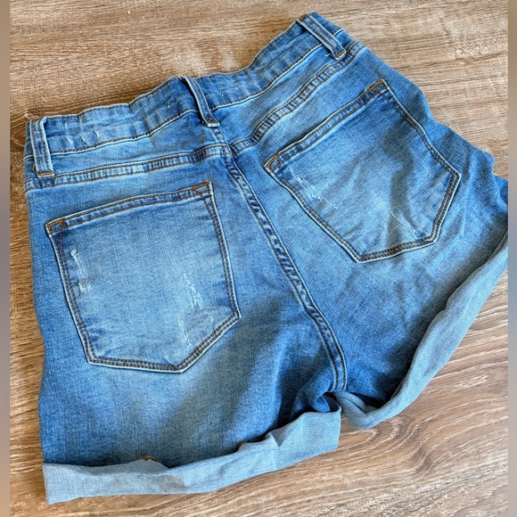 KanCan Blue Denim Shorts - Picture 4 of 4
